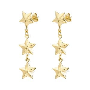 gouden oorbellen-stainless steel-nikkelvrij