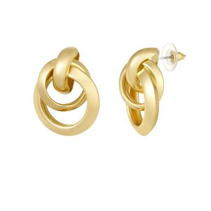 gouden oorbel-stainless steel-nikkelvrij